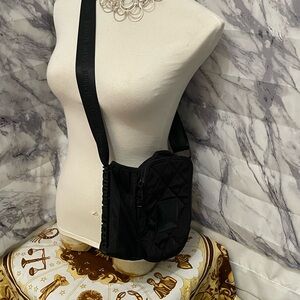 Steve Madden Black Quilted Crossbody Bag